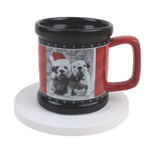 Bulldog Keith Kimberlin Mug Cup Coffee Tea Keith Kimberlin Red Black Bull Dog